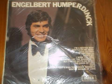 LP RECORDS : ENGELBERT HUMPERDINK ( TOTAL OF 7 LP's )